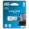 Флеш-накопичувач USB 8GB GOODRAM UCO2 (Colour Mix) Blue/White (UCO2-0080MXR11)