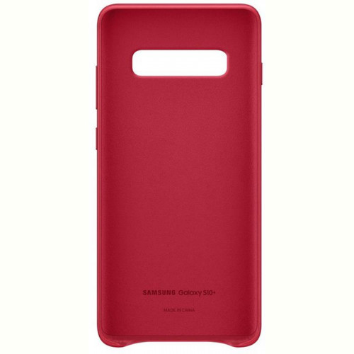 Чохол-накладка Samsung Leather Cover для Samsung Galaxy S10+ SM-G975 Red (EF-VG975LREGRU)