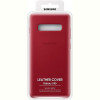Чохол-накладка Samsung Leather Cover для Samsung Galaxy S10+ SM-G975 Red (EF-VG975LREGRU)