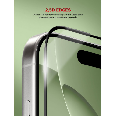 Захисне скло ArmorStandart Corning Black Icon для Apple iPhone 16 Pro Max (ARM79555)