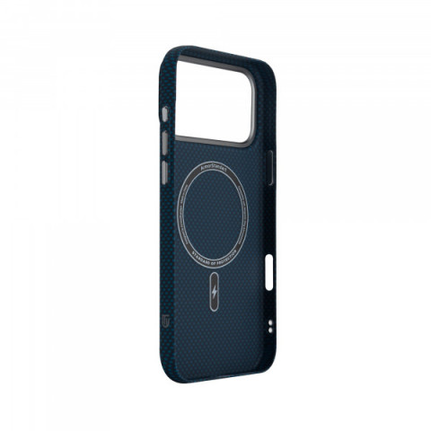 Чохол ArmorStandart LikeCarbon2 MagCase для Apple iPhone 17 Pro Max Kevlar Dark Blue (ARM88553)