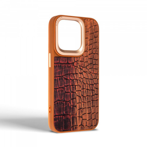 Чохол Harder Glamorous Croco для Apple iPhone 15 Pro Magma (ARM76764)