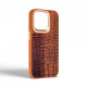 Чохол Harder Glamorous Croco для Apple iPhone 15 Pro Magma (ARM76764)