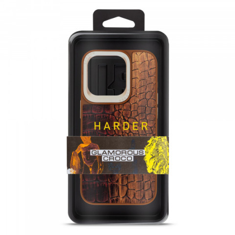 Чохол Harder Glamorous Croco для Apple iPhone 15 Pro Magma (ARM76764)
