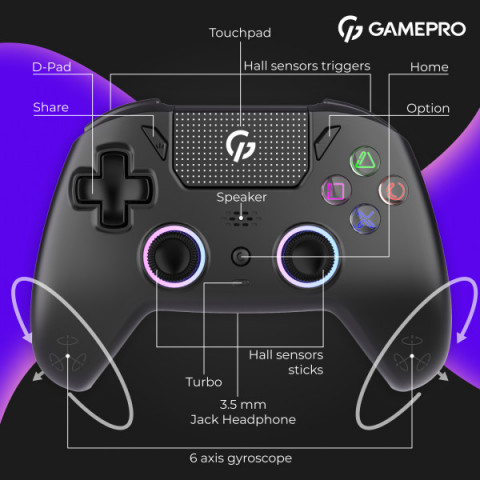 Бездротовий геймпад GamePro GPS20BDOC Купити в Україні