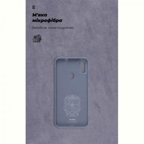 Чохол-накладка Armorstandart Icon для Samsung Galaxy A11 SM-A115/M11 SM-M115 Camera cover Blue (ARM67490)