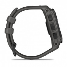 Смарт-годинник Garmin Instinct E 45 mm Black with Charcoal Silicone Band (010-02933-13)