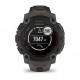 Смарт-годинник Garmin Instinct E 45 mm Black with Charcoal Silicone Band (010-02933-13)