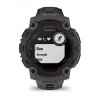 Смарт-годинник Garmin Instinct E 45 mm Black with Charcoal Silicone Band (010-02933-13)