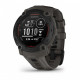 Смарт-годинник Garmin Instinct E 45 mm Black with Charcoal Silicone Band (010-02933-13)