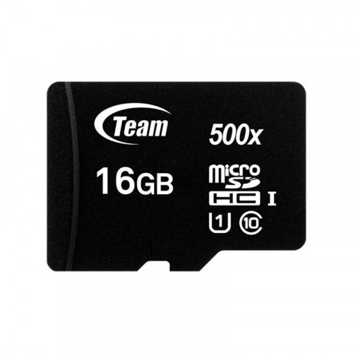 Карта пам`ятi MicroSDHC 16GB UHS-I Class 10 Team Black + SD-adapter (TUSDH16GCL10U03)