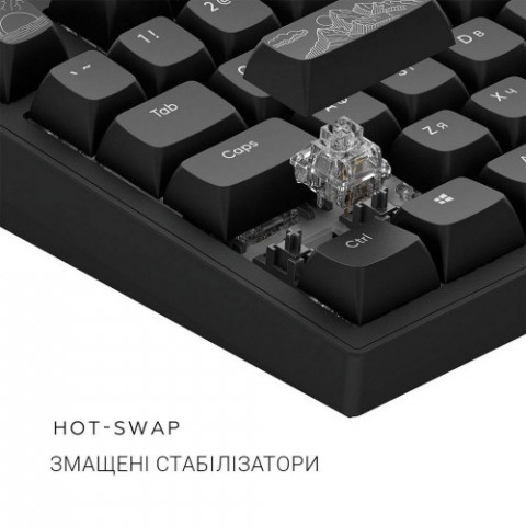 Клавіатура Dark Project ALU81 Terra Nostra Black (DPKB_NOSTRA_81_ANSI_BLACK_UA)