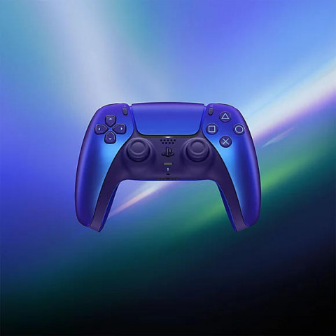 Геймпад бездротовий Sony PlayStation 5 DualSense Chrome Indigo (1000050597)