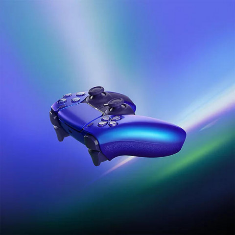 Геймпад бездротовий Sony PlayStation 5 DualSense Chrome Indigo (1000050597)