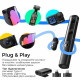 Бездротовий мікрофон BOYA Magic-02 Type-C/Lightning Black Купити в Україні