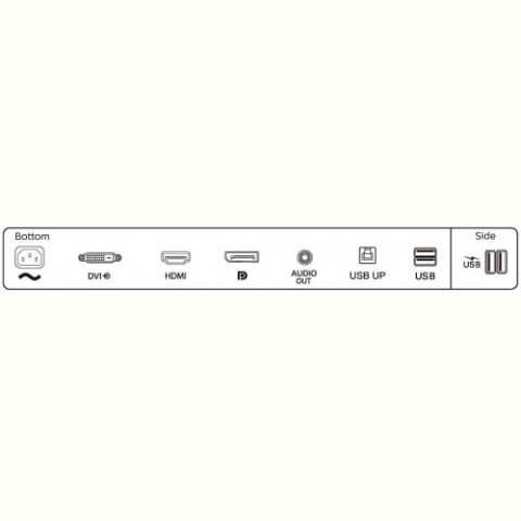 Монiтор Philips 23.8" 245B1/00 IPS Black