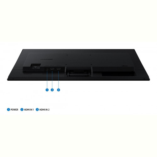 Монiтор Samsung 24" Essential S3 LS24F320 (LS24F320GAIXCI) IPS Black 120Hz