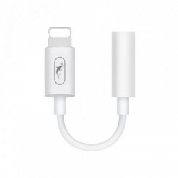 Перехідник SkyDolphin AU02 Lightning - 3.5mm White (ADPT-00017)