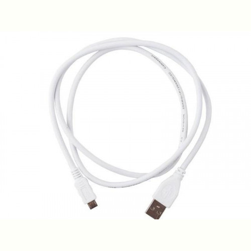 Кабель Cablexpert (CCP-mUSB2-AMBM-W-1M) USB2.0(М) - microUSB(M), Premium, білий, 1м