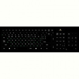 Наклейка на клавіатуру XoKo 109 клавіш Українська / Англійська / Російська (XK-KB-STCK-BG)