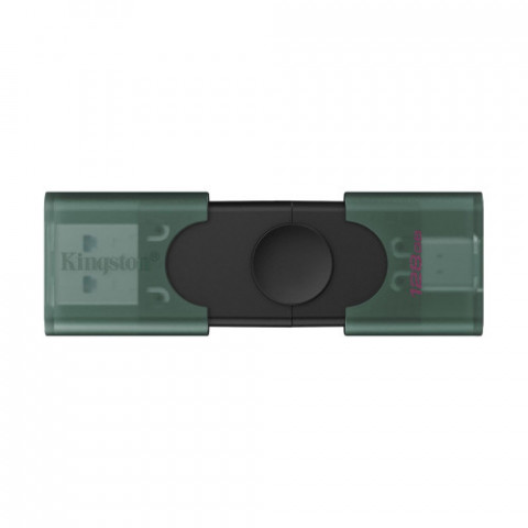 Флеш-накопичувач USB3.2 128GB Type-C Kingston DataTraveler Duo Green (DTDEG2/128GB)