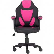 Геймерське дитяче крісло GT Racer X-1414 Black/Pink (Kids)