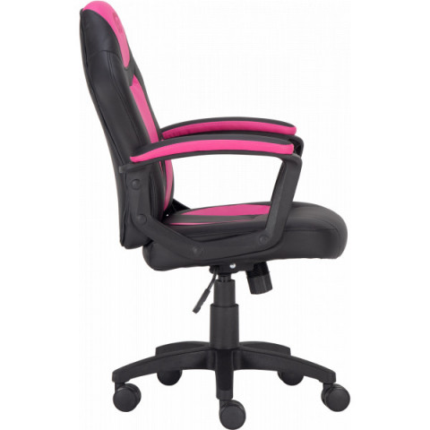 Геймерське дитяче крісло GT Racer X-1414 Black/Pink (Kids)
