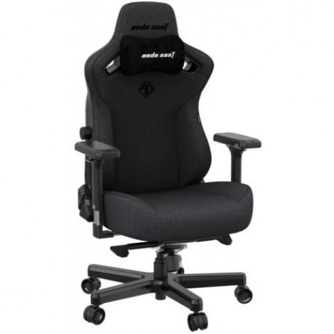 Ігрове крісло Anda Seat Kaiser 3 Size XL Fabric Dark Gray (AD12YDC-XL-01-GB-CF)