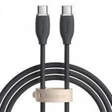 Кабель Baseus Jelly Liquid Silica Gel USB Type-C-USB Type-C, 20W, 1.2м Black (CAGD030001)