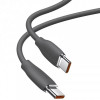 Кабель Baseus Jelly Liquid Silica Gel USB Type-C-USB Type-C, 20W, 1.2м Black (CAGD030001)