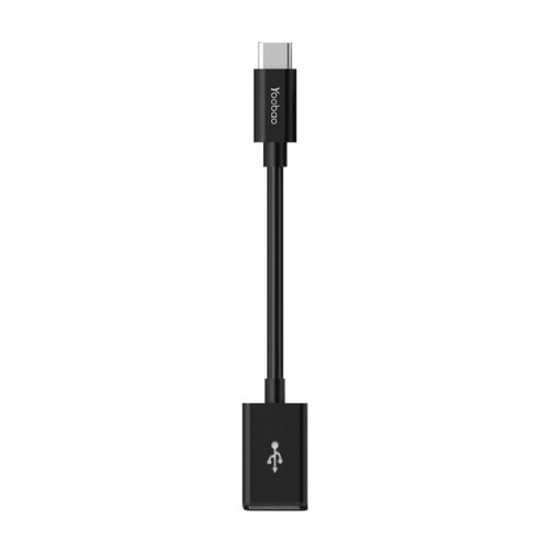 Адаптер Yoobao USB Type-C - USB V 2.0 (M/F), 0.1 м, Black (YB-CAF2)