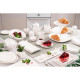 Блюдо Ardesto, 20.5х16см, порцеляна, овальна, білий