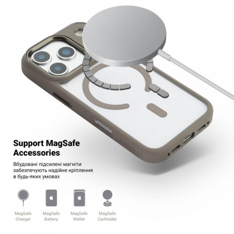 Чохол ArmorStandart Unit-C MagCase для Apple iPhone 17 Pro Titanium Grey (ARM87912)
