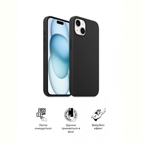 Чохол-накладка Armorstandart Icon2 для Apple iPhone 15 Black (ARM70504)