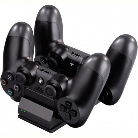 Зарядний пристрій Hama Dual Charger для геймпадів Sony DualShock 4 Black (00115480)