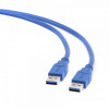 Кабель Maxxter (U-AMAM3-0.5m) USB3.0 - USB3.0, 0.5м, синій