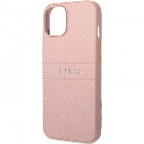 Чохол-накладка Guess Saffiano для Apple iPhone 14 Plus Pink (GUHCP14MPSASBPI)