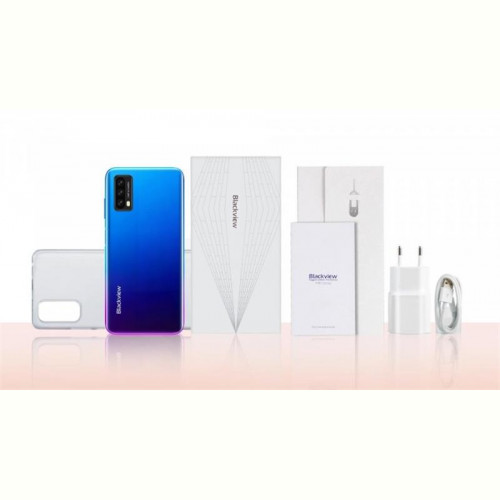 Смартфон Blackview A90 4/64GB Dual Sim Ocean Blue (6931548307297)