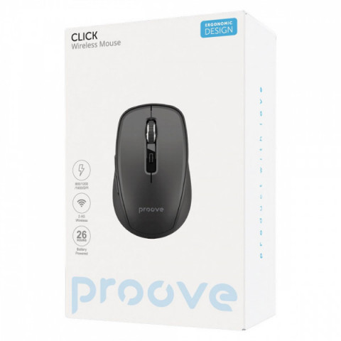 Бездротова миша Proove Click black Купити в Україні