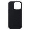 Чохол-накладка Armorstandart Fake Leather для Apple iPhone 14 Pro Black (ARM64397)