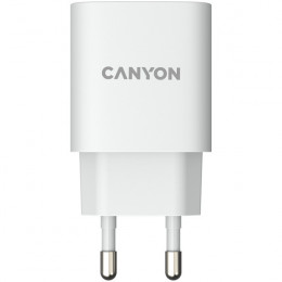 Мережевий зарядний пристрій Canyon H-20-04 White (CNE-CHA20W04)