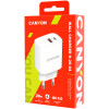 Мережевий зарядний пристрій Canyon H-20-04 White (CNE-CHA20W04)