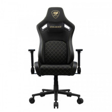 Крісло ігрове Defenso Gold F, чорний з золотим