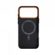 Чохол ArmorStandart LikeCarbon2 SE MagCase для Apple iPhone 17 Pro Max Black Orange (ARM89162)
