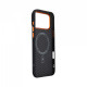 Чохол ArmorStandart LikeCarbon2 SE MagCase для Apple iPhone 17 Pro Max Black Orange (ARM89162)