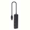 Концентратор USB Type-C Gembird 4хUSB2.0, пластик, Black (UHB-CM-U2P4-01)