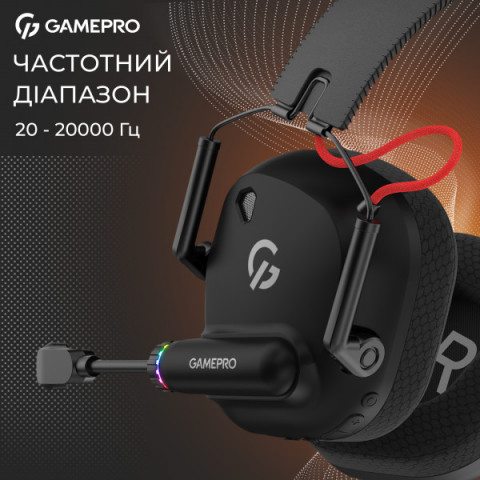 Бездротова ігрова гарнітура Gamepro Genesis Mercury Pro (HSW120B) 3-Mode Купити в Україні