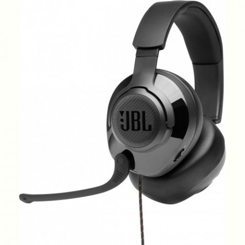 Гарнiтура JBL Quantum 200 Black (JBLQUANTUM200BLK)