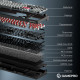 Клавіатура бездротова GamePro Asgard Drakkar Keychron Super Red Switch Black (MK305BK)
