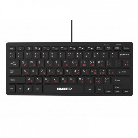 Клавiатура Maxxter KBM-C01B-UA Black